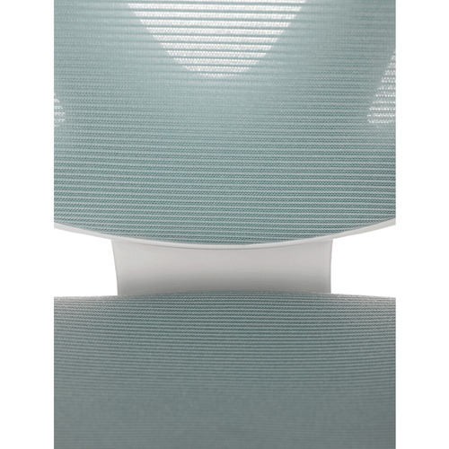 Dětská židle, výškově nastavitelná, modrá síťovina, KA-C806 BLUE