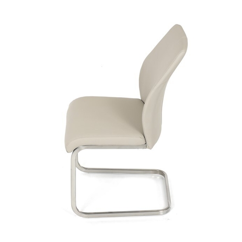 Jídelní židle, krémová, ekokůže, DCL-D1277 CRM