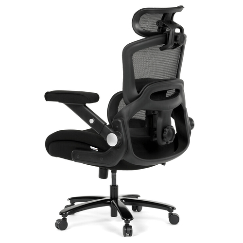 Kancelářská židle, houpací mechanismus, černá látka, KA-N1313 BK