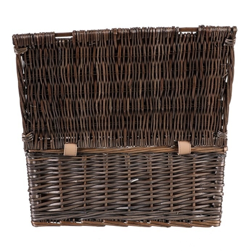 Koš piknikový - s vybavením pro 2 osoby, proutěný, barva šedá