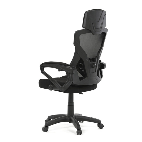 Kancelářské křeslo, výškově nastavitelná, černá látka, KA-R223 BK
