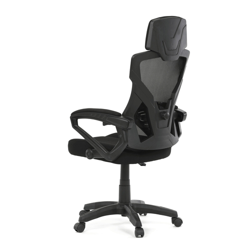 Kancelářské křeslo, výškově nastavitelná, černá látka, KA-R223 BK