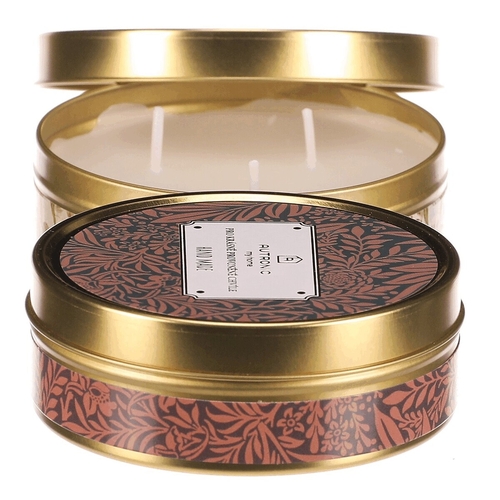 Svíčka aromatická - kovová dóza s víkem, mix 2 druhů, cena za 1 ks