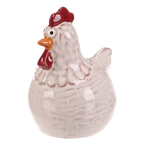 Slepička - keramická figurka, vel. M, barva bílá