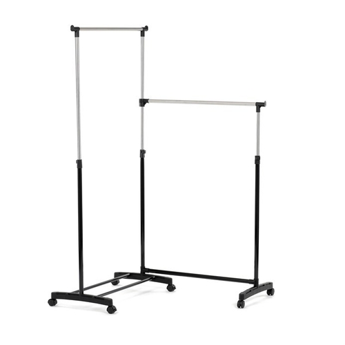 Stojan na šaty, plast, černá, GD-174 BK