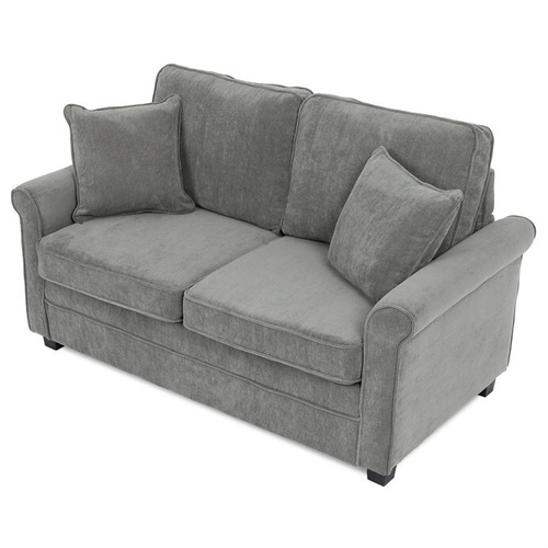 Dvoumístná pohovka, šedá, manšestrová látka, ASB-4170 GREY2