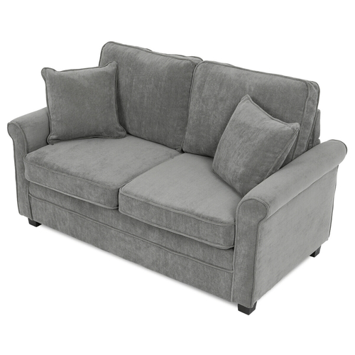 Dvoumístná pohovka, šedá, manšestrová látka, ASB-4170 GREY2