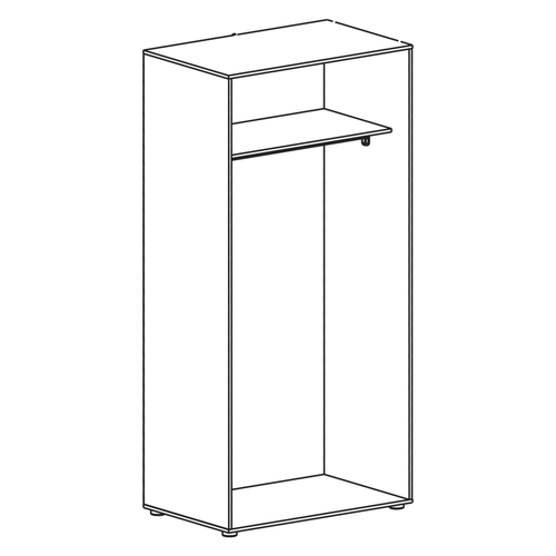 Skříň 2dveřová BEST dub