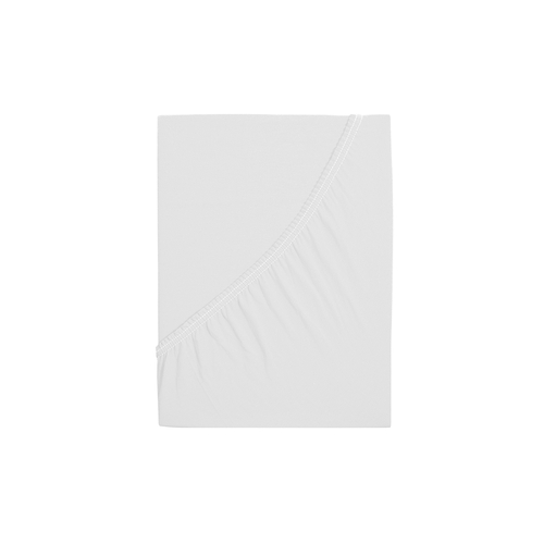 Prostěradlo jersey MAKO 140-160x200 bílé