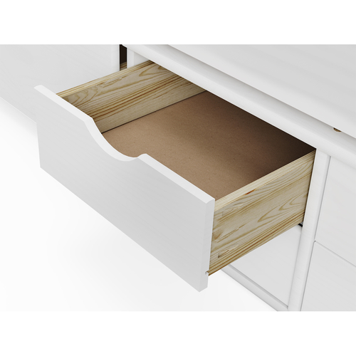 Jednolůžko se zásuvkami MAXIMA bílé