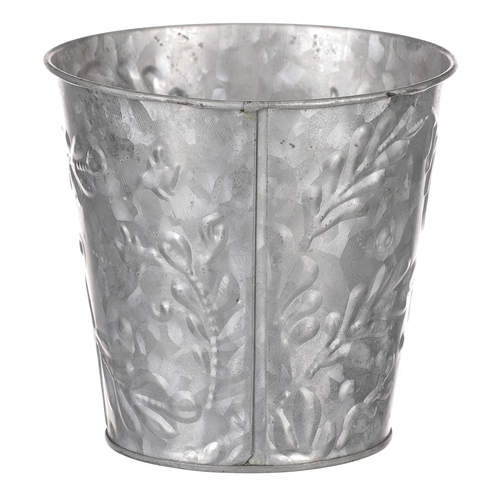 Obal kovový - vzor jmelí, barva stříbrná