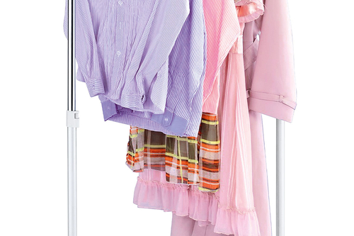 Stojan na šaty, plast, bílá, ABD-1209 WT