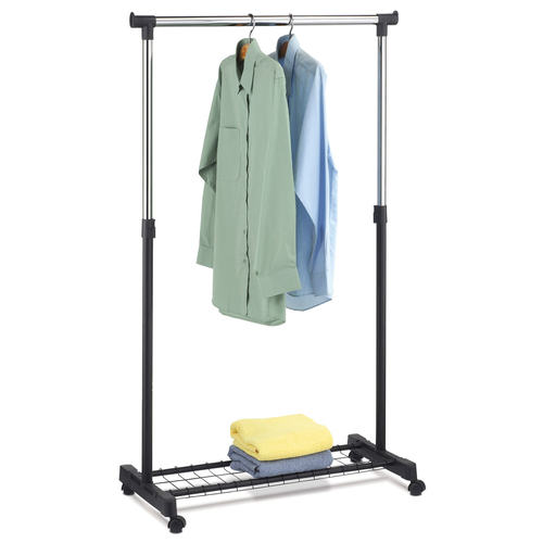 Stojan na šaty, kov, černá, ABD-1210 BK