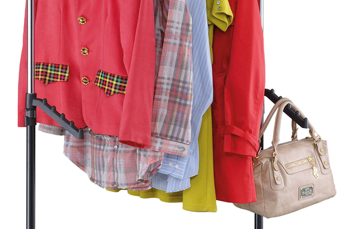 Stojan na šaty, kov, černá, ABD-1212 BK