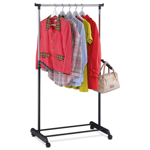 Stojan na šaty, kov, černá, ABD-1212 BK