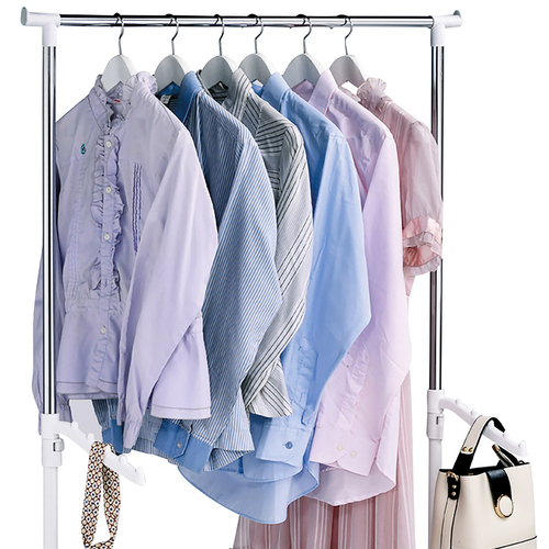 Stojan na šaty, plast, bílá, ABD-1212 WT