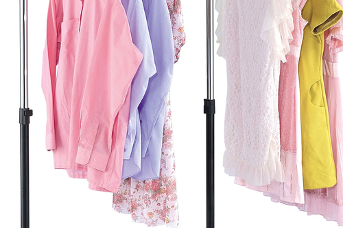 Stojan na šaty, kov, černá, ABD-1214 BK