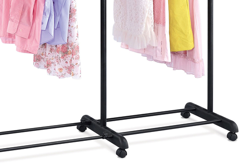 Stojan na šaty, kov, černá, ABD-1214 BK