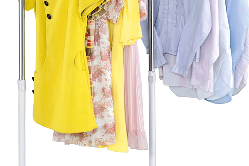 Stojan na šaty, kov, bílá, ABD-1214 WT