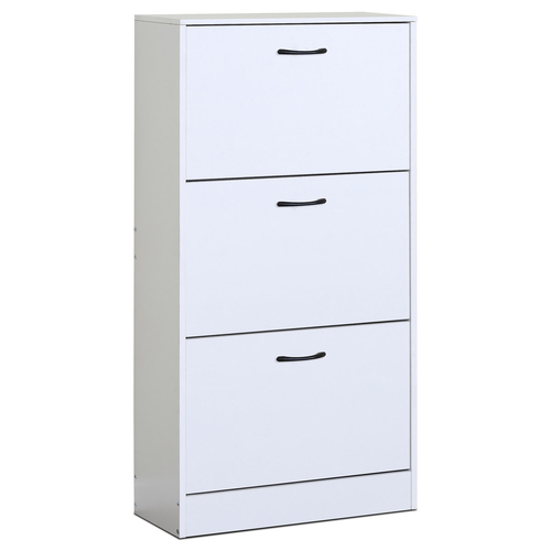 Botník, mdf, bílá, ABO-G1016 WT