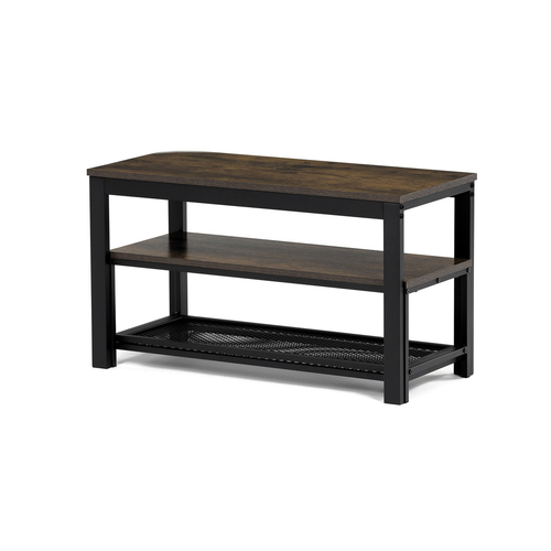Botník, mdf, hnědá, ABO-W2124 OLW