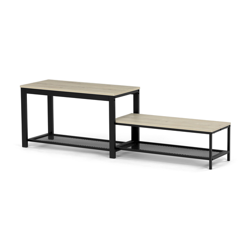 Botník, mdf, přírodní, ABO-W2124 SON