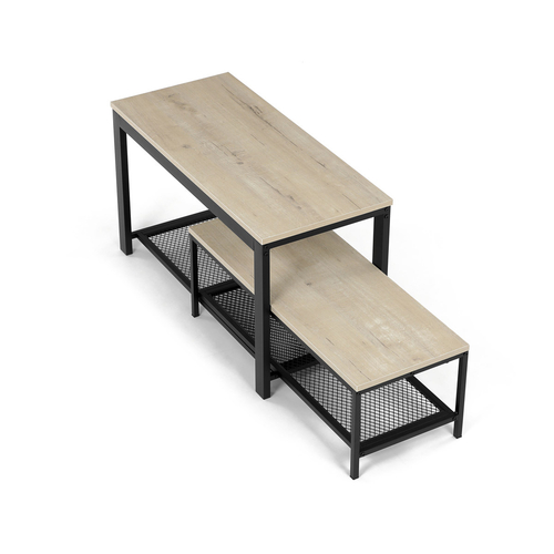 Botník, mdf, přírodní, ABO-W2124 SON