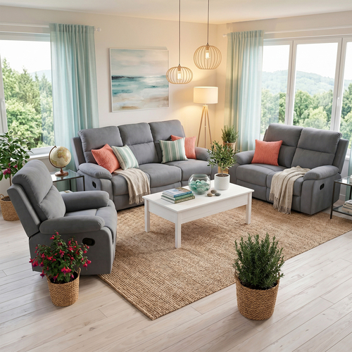 Konferenční stolek TORINO bílý