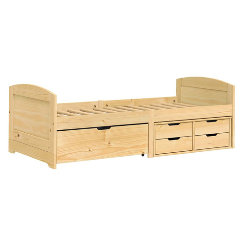 Jednolůžko se zásuvkami 8816 MARY lak