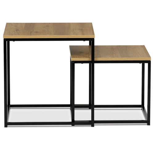 Odkládací stolek 50x50cm, mdf, divoký dub, AF-076 OAK