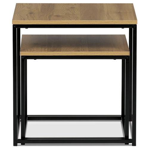 Odkládací stolek 50x50cm, mdf, divoký dub, AF-076 OAK