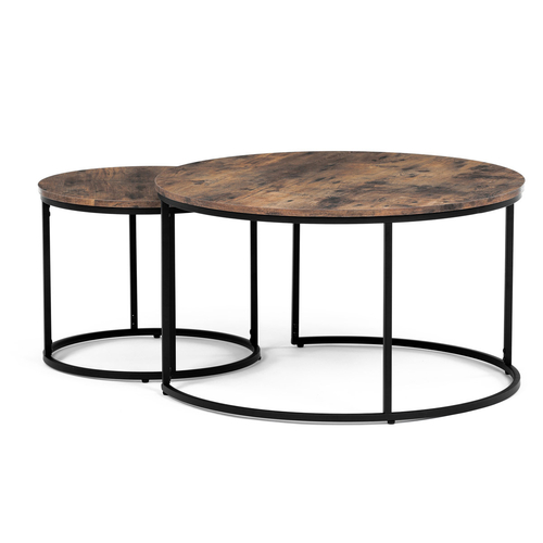 Konferenční stolek 80x80x45cm, mdf, old wood, AF-3002 OLW
