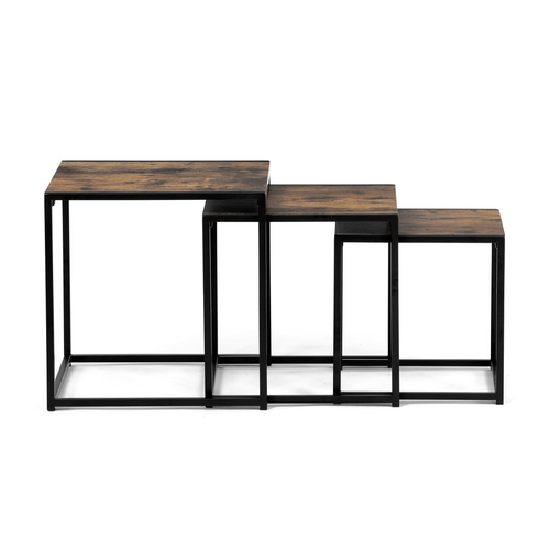 Konferenční stolek 45x45x45cm, mdf, old wood, AF-3003 OLW