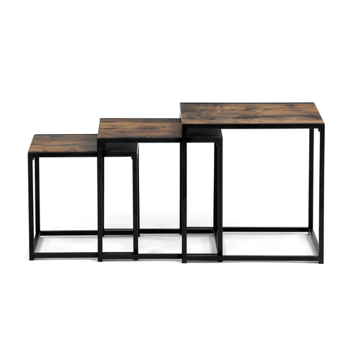 Konferenční stolek 45x45x45cm, mdf, old wood, AF-3003 OLW