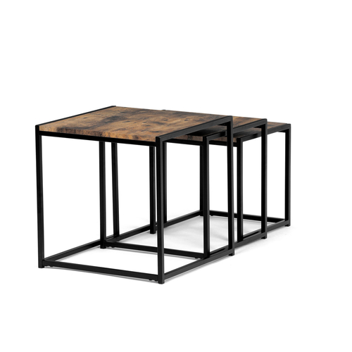 Konferenční stolek 45x45x45cm, mdf, old wood, AF-3003 OLW