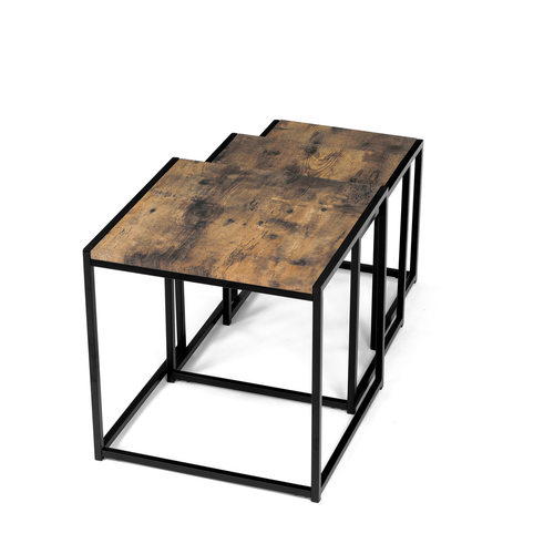 Konferenční stolek 45x45x45cm, mdf, old wood, AF-3003 OLW