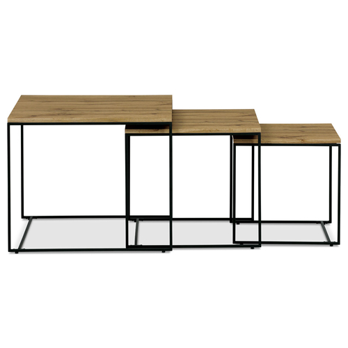 Konferenční stolek 60x60x51cm, mdf, divoký dub, AF-3008 OAK