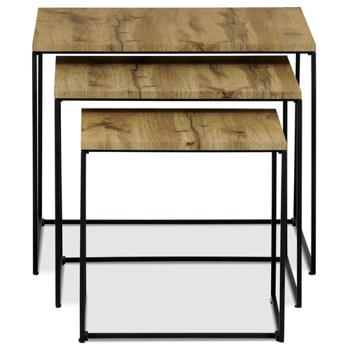 Konferenční stolek 60x60x51cm, mdf, divoký dub, AF-3008 OAK