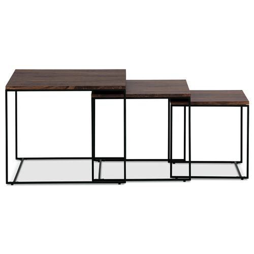 Konferenční stolek 60x60x51cm, mdf, ořech, AF-3008 WAL