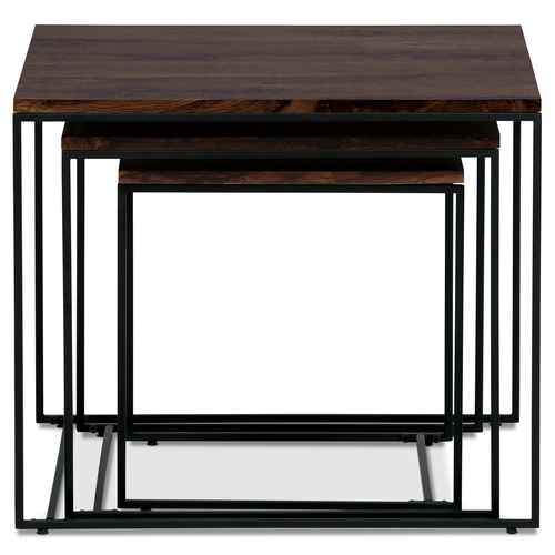 Konferenční stolek 60x60x51cm, mdf, ořech, AF-3008 WAL