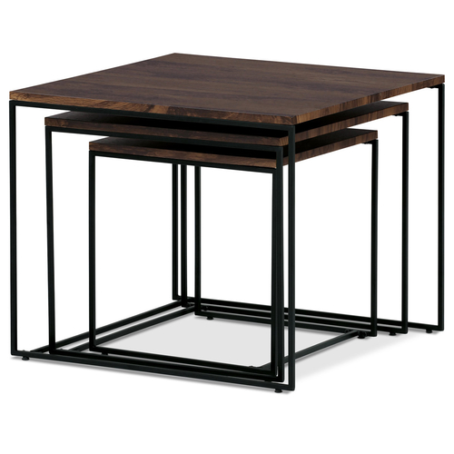 Konferenční stolek 60x60x51cm, mdf, ořech, AF-3008 WAL