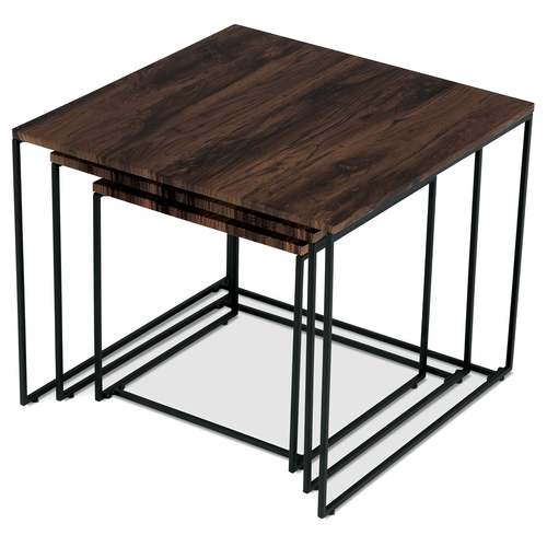 Konferenční stolek 60x60x51cm, mdf, ořech, AF-3008 WAL