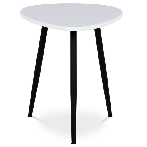 Odkládací stolek 60x40x45cm, mdf, bílá, AF-3011 WT