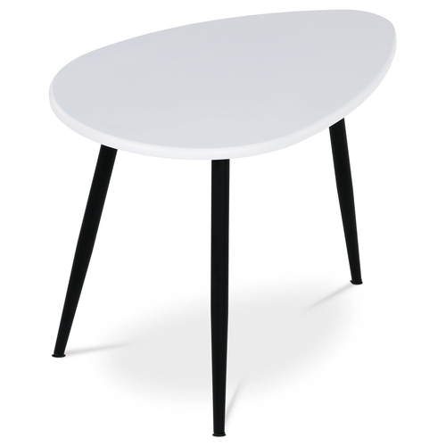 Odkládací stolek 60x40x45cm, mdf, bílá, AF-3011 WT