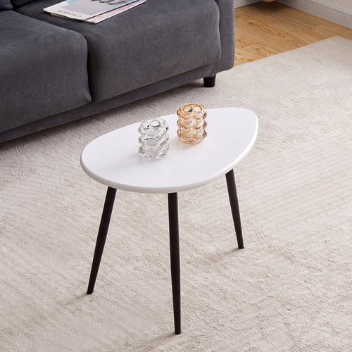 Odkládací stolek 60x40x45cm, mdf, bílá, AF-3011 WT