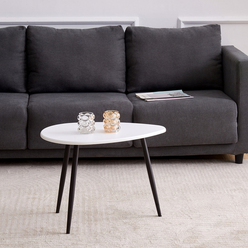 Odkládací stolek 60x40x45cm, mdf, bílá, AF-3011 WT