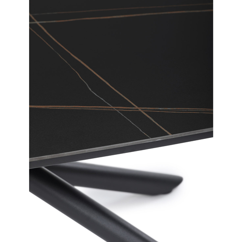 Konferenční stolek 120x70x46cm, slinutá keramika, mramor, AHG-X7227 BK