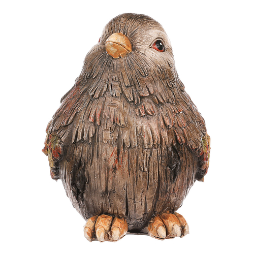 Ptáček - figurka z polyresinu, křídla z lístků