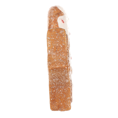 Hvězda a donut - ozdoby z terakoty, imitace perníku, cena za 1 ks
