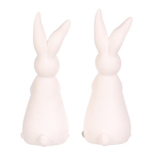 Zajíc s vajíčkem - porcelán, větší, mix 2 druhů, cena za 1 ks